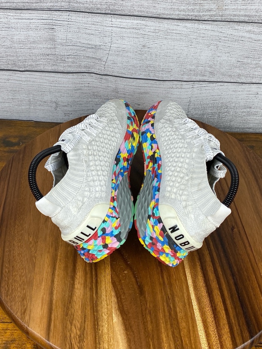 NOBULL Women’s Allday Diamond Knit Runners Wild Print Shoes Sneaker Size 7 - Picture 9 of 12